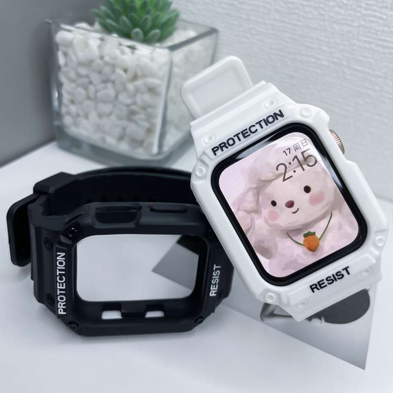 アップルウォッチバンド 耐衝撃保護ケース付きApple Watchバンド