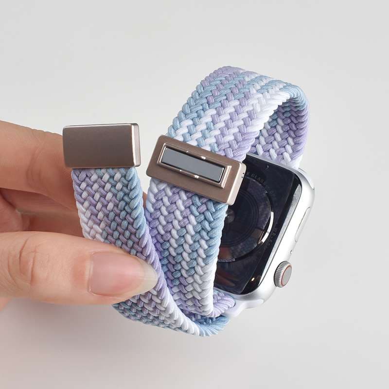 アップルウォッチバンド 編み込みストレッチバンド