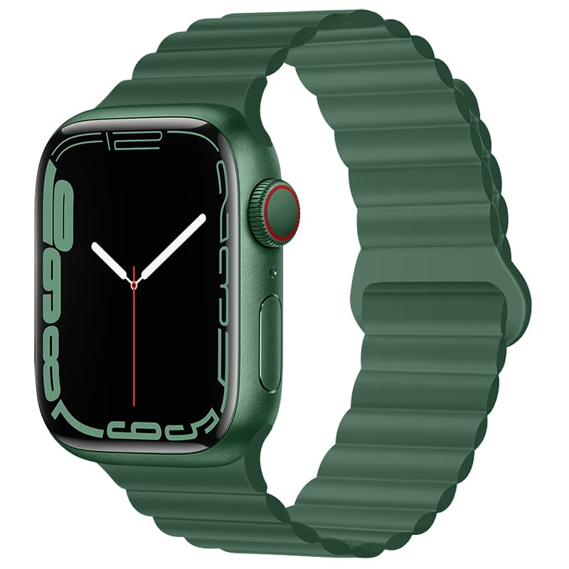 アップルウォッチバンド 磁石式シリコンベルト