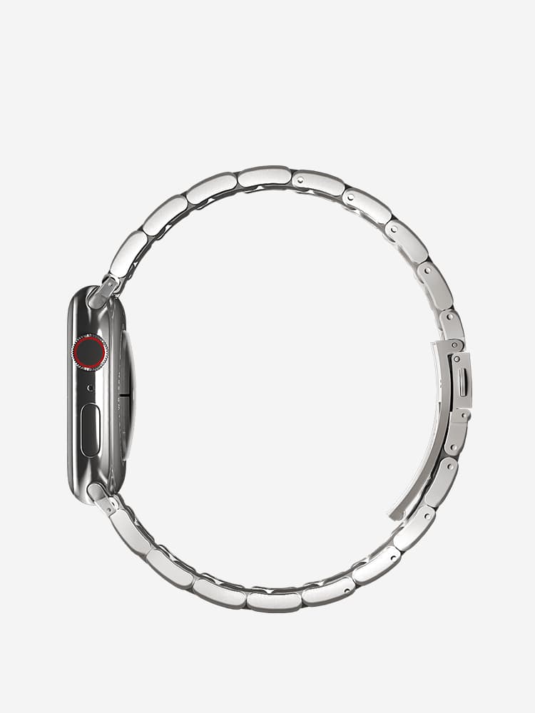 アップルウォッチバンド 高級感漂う金属の輝き
