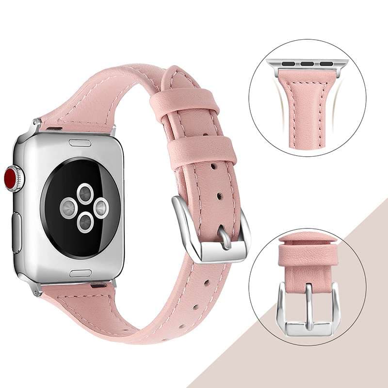 アップルウォッチバンド 本革ステッチデザイン交換用時計バンド