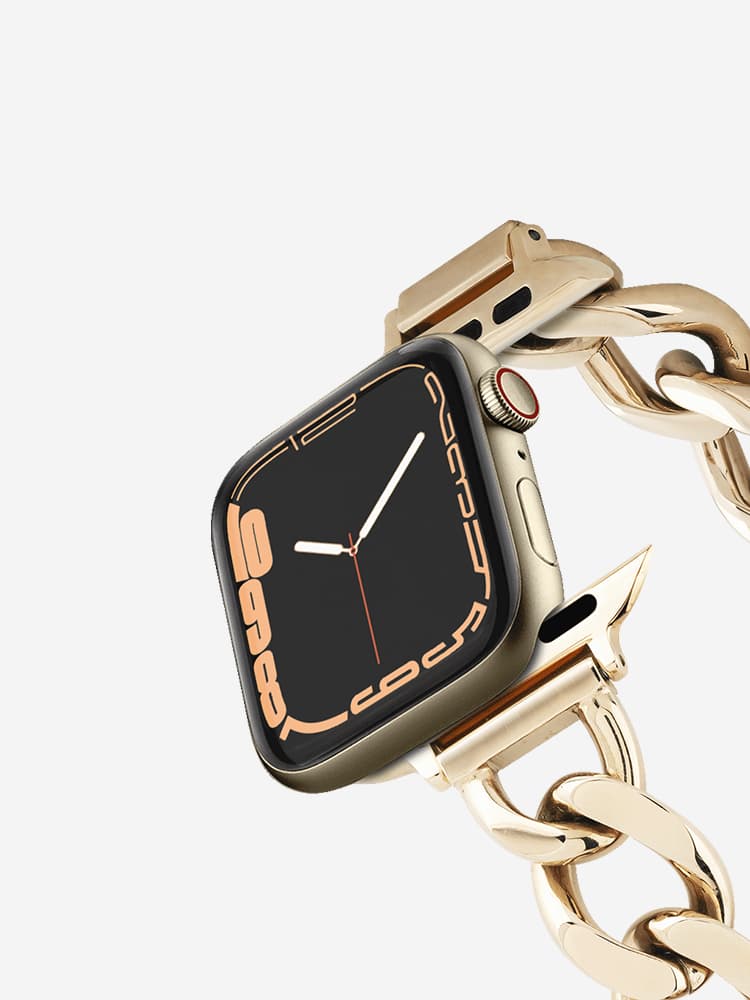 アップルウォッチバンド 高級チェーンリンクバンド