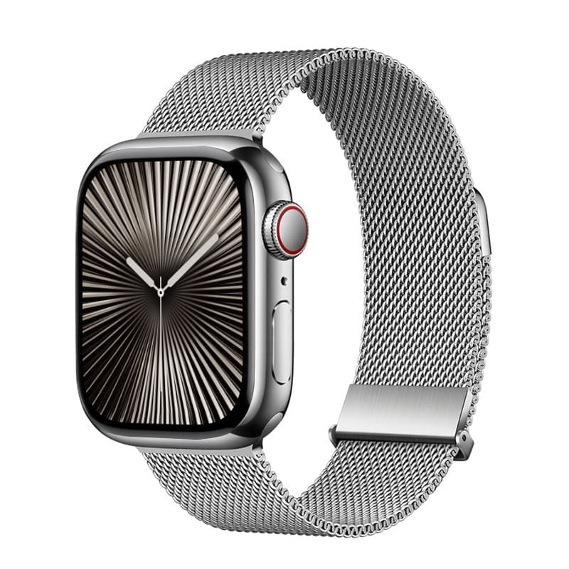 アップルウォッチバンド メッシュ編みステンレスバンド