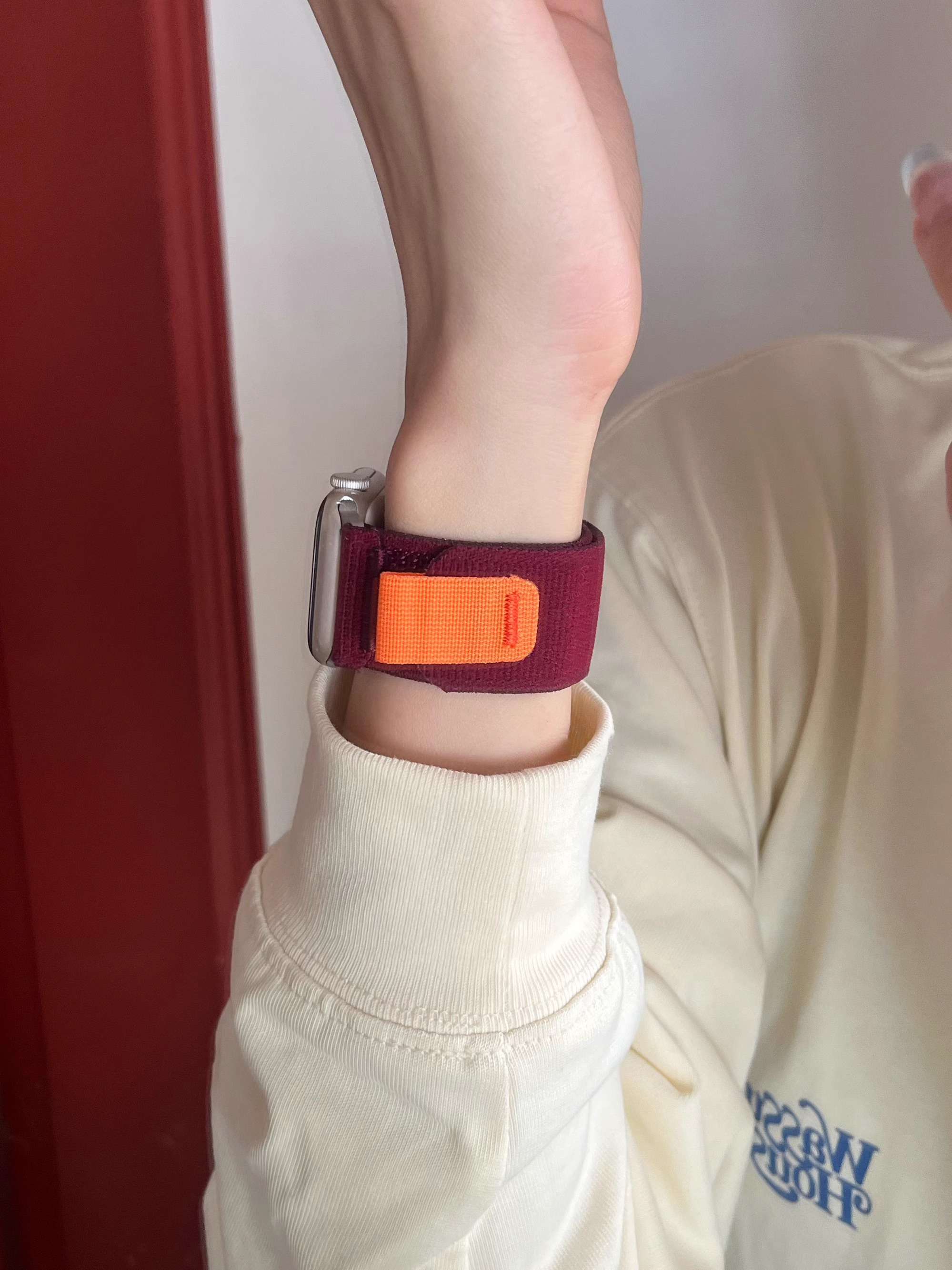 アップルウォッチバンド 伸縮性スポーツループ式スマートウォッチバンド