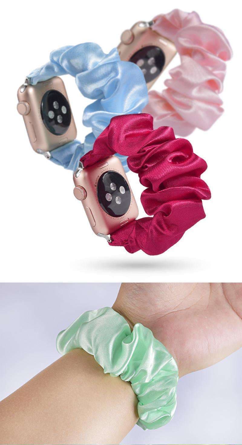 アップルウォッチバンド シャーリングシルクスマートウォッチバンド