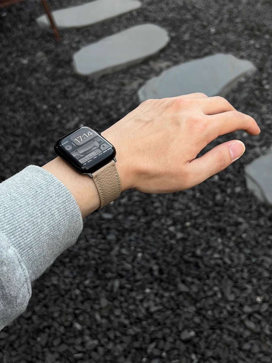 アップルウォッチバンド カジュアル レザー スマートウォッチバンド