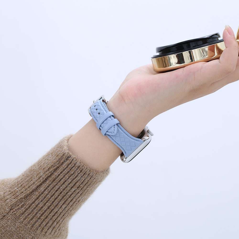 アップルウォッチバンド キルティングレザー