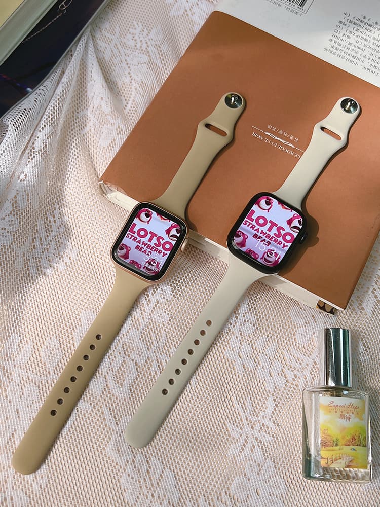 アップルウォッチバンド 優美なシリコンベルト