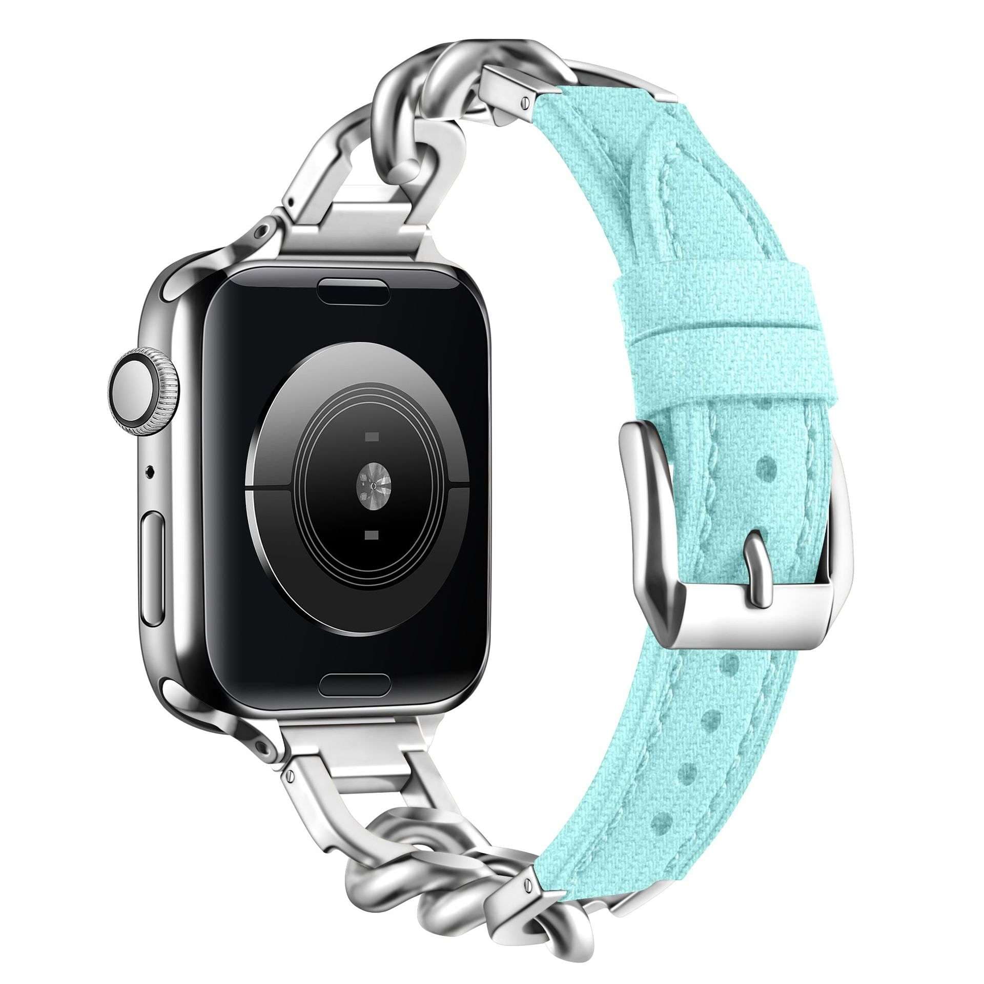 アップルウォッチバンド アップルウォッチ用レザーチェーンバンド