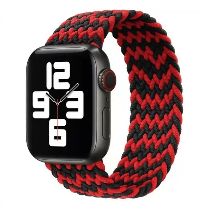 アップルウォッチバンド 編み込みストレッチナイロンバンド