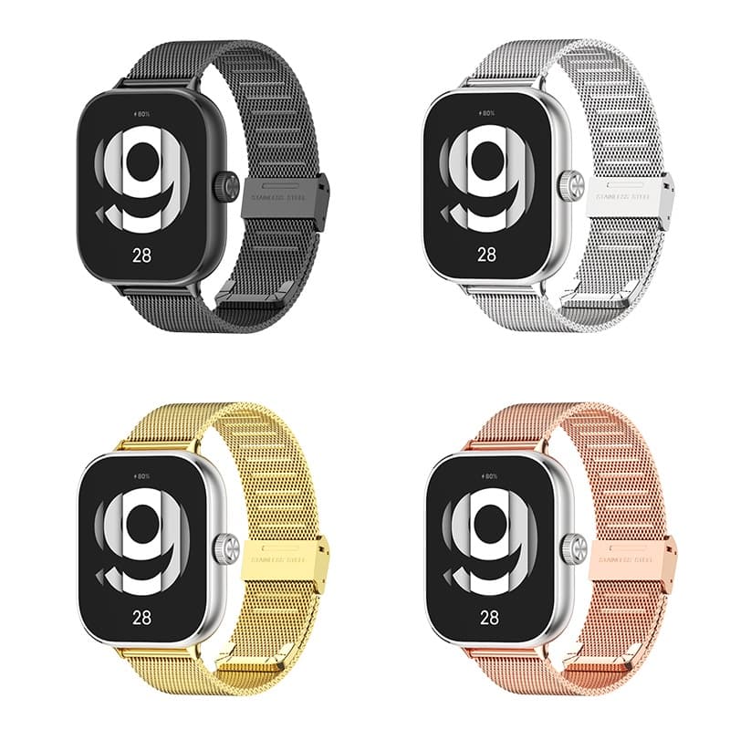 アップルウォッチバンド 細編み金属メッシュバンド