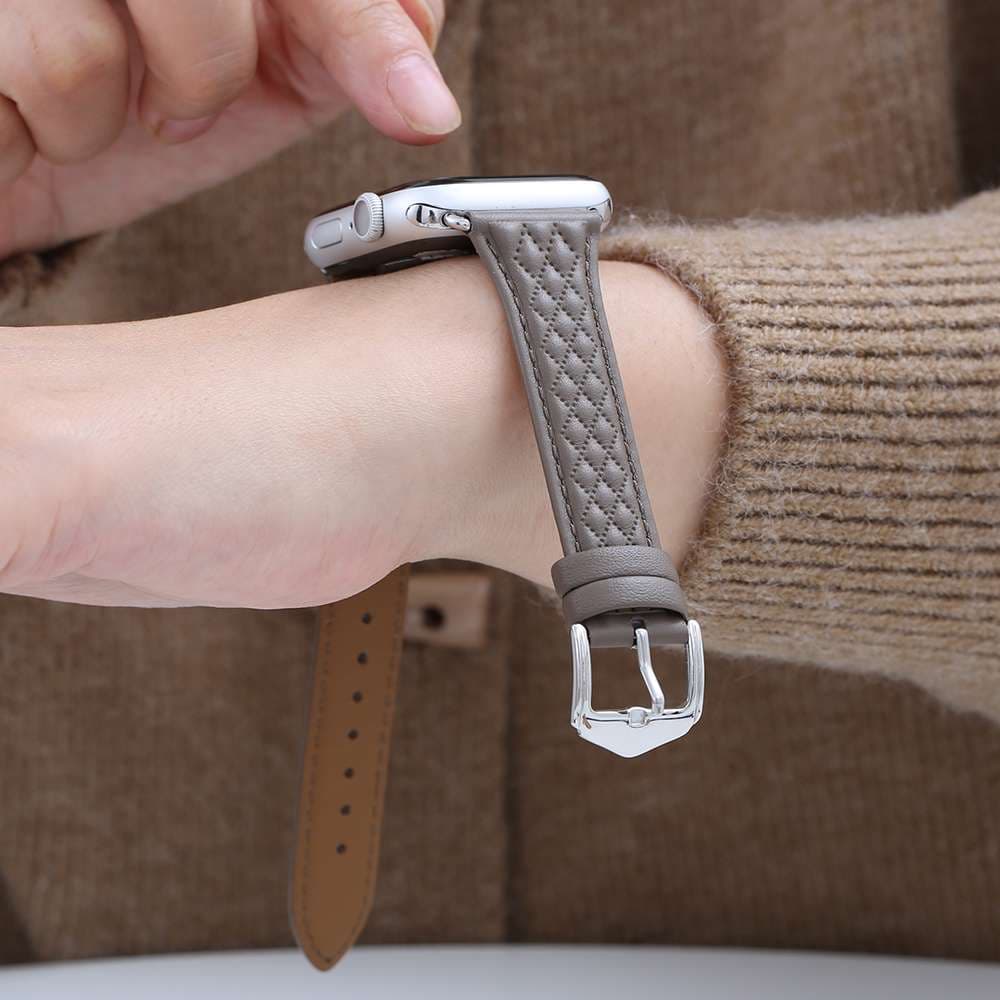 アップルウォッチバンド キルティングレザー