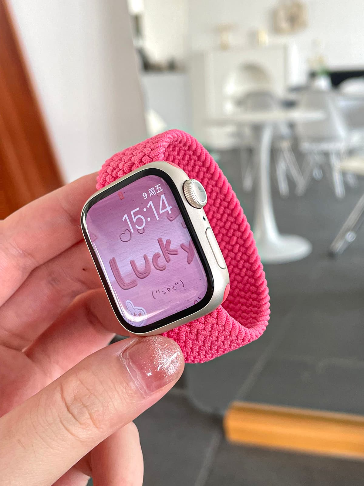 アップルウォッチバンド 伸縮性編み込みナイロンループバンド