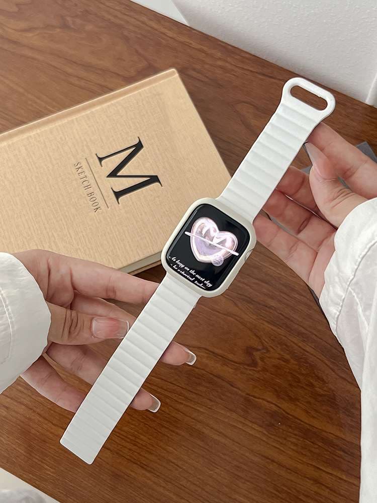 アップルウォッチバンド ソフトシリコン製くまさんウォッチバンド