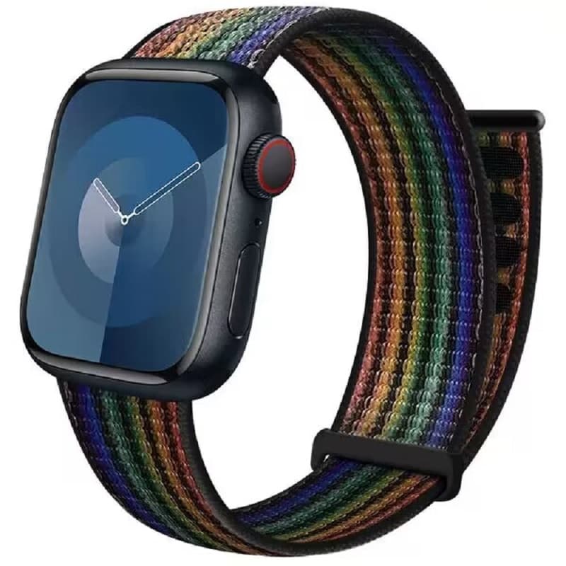 アップルウォッチバンド スポーツループ編み込みバンド