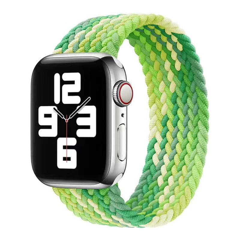 アップルウォッチバンド 編み込みストレッチナイロンバンド