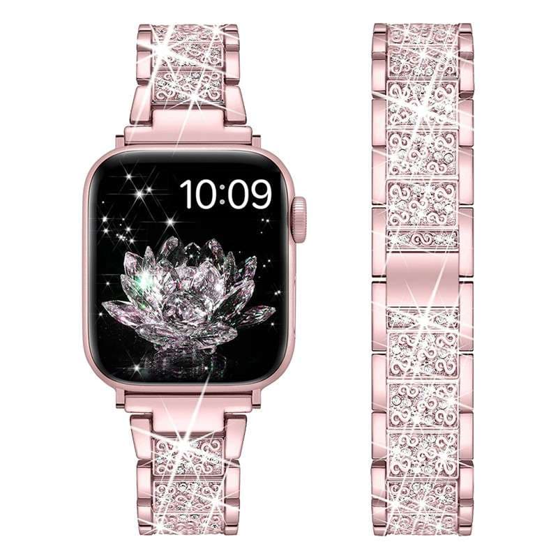 アップルウォッチバンド キラキラ輝く宝石スマートウォッチバンド