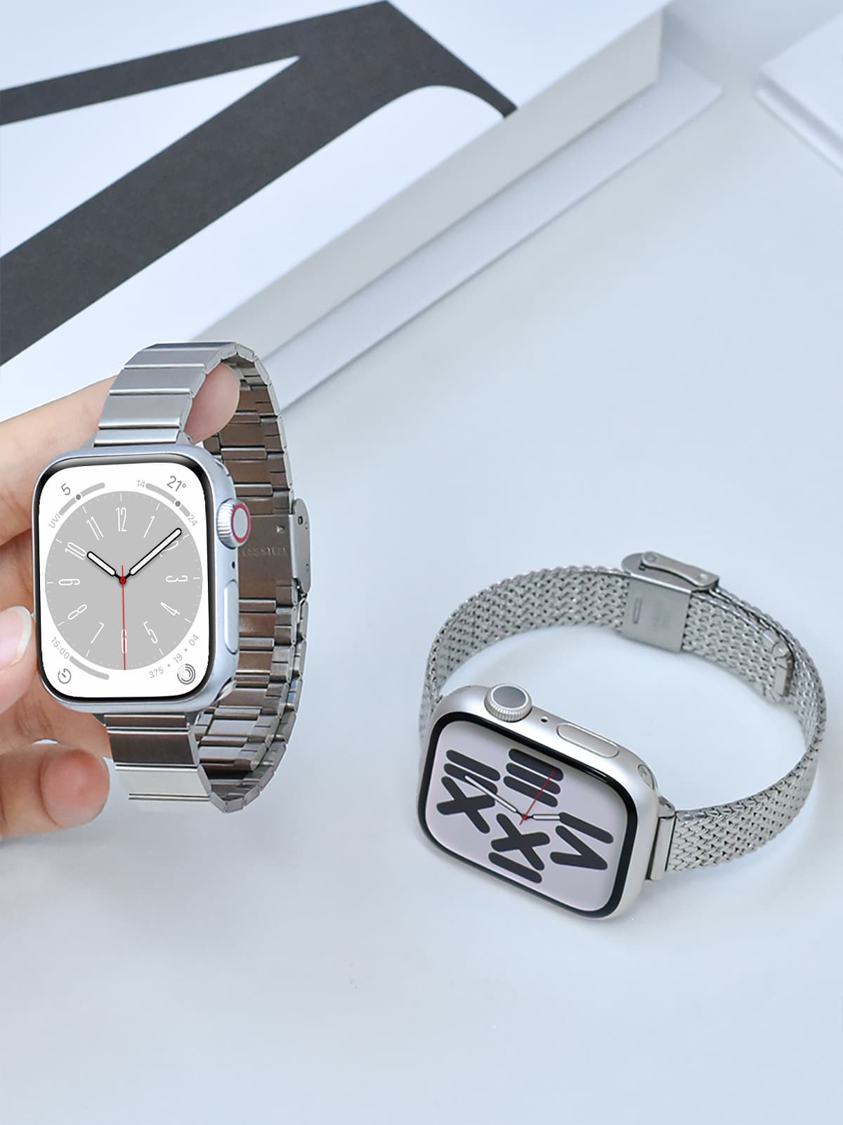 アップルウォッチバンド 高級感溢れるステンレスバンド
