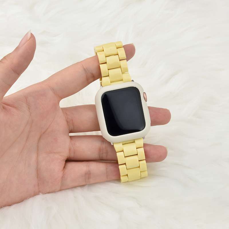 アップルウォッチバンド パステルカラー樹脂製