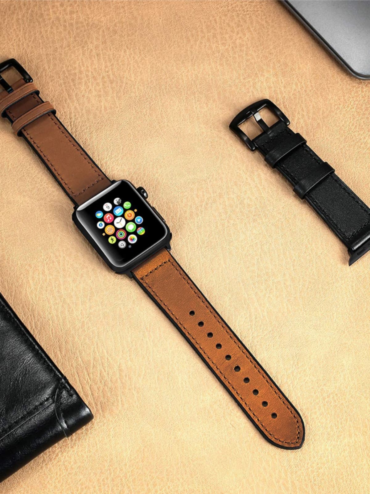 アップルウォッチバンド アップルウォッチバンド 高級本革仕立てバンド