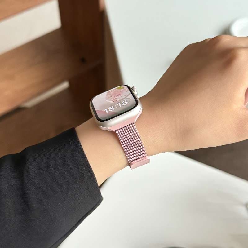 アップルウォッチバンド メッシュステンレス製