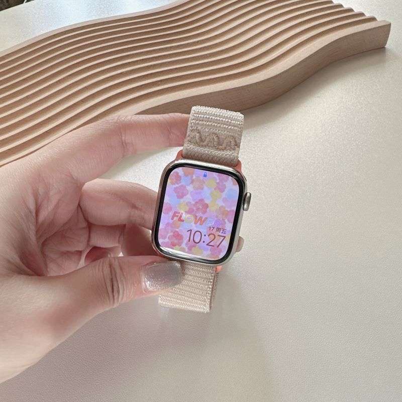 アップルウォッチバンド パステルグラデーション ソロループ