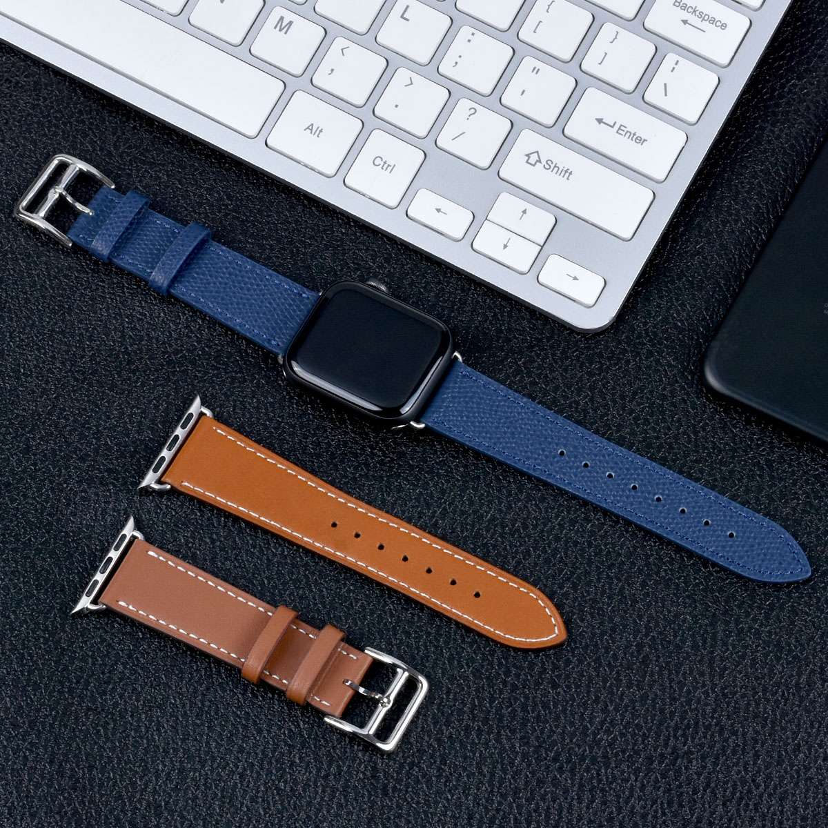 アップルウォッチバンド エルメス 高級レザーバンド