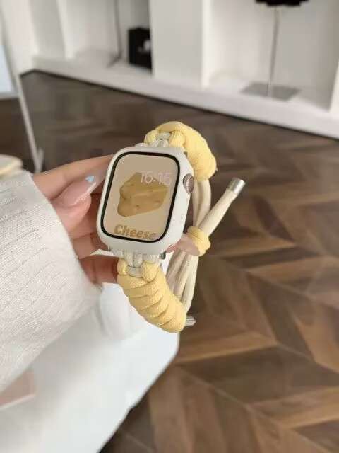 アップルウォッチバンド 可愛いデザイン食べ物テーマスマートウォッチバンド