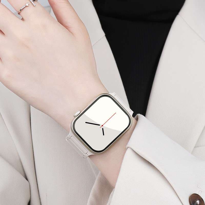 アップルウォッチバンド エレガントメタルリンクバンド