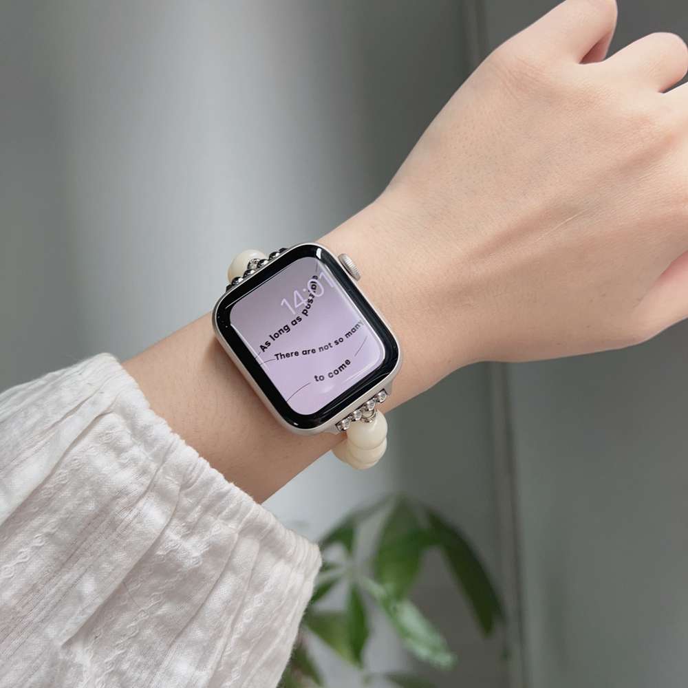 アップルウォッチバンド 天然石パールビーズ