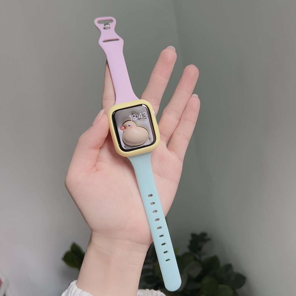 アップルウォッチバンド パステルカラーミックス スマートウォッチバンド