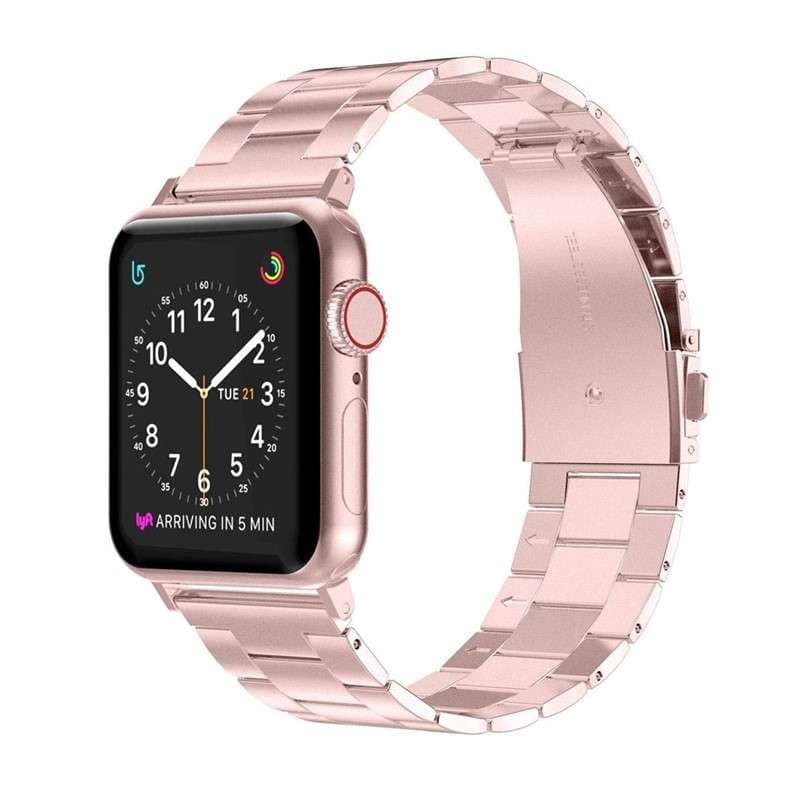 アップルウォッチバンド ツートーンステンレス超薄型Appleウォッチバンド