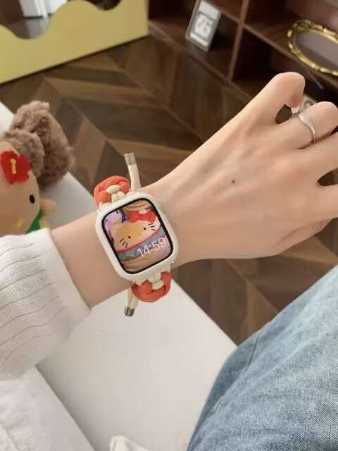 アップルウォッチバンド 可愛いデザイン食べ物テーマスマートウォッチバンド