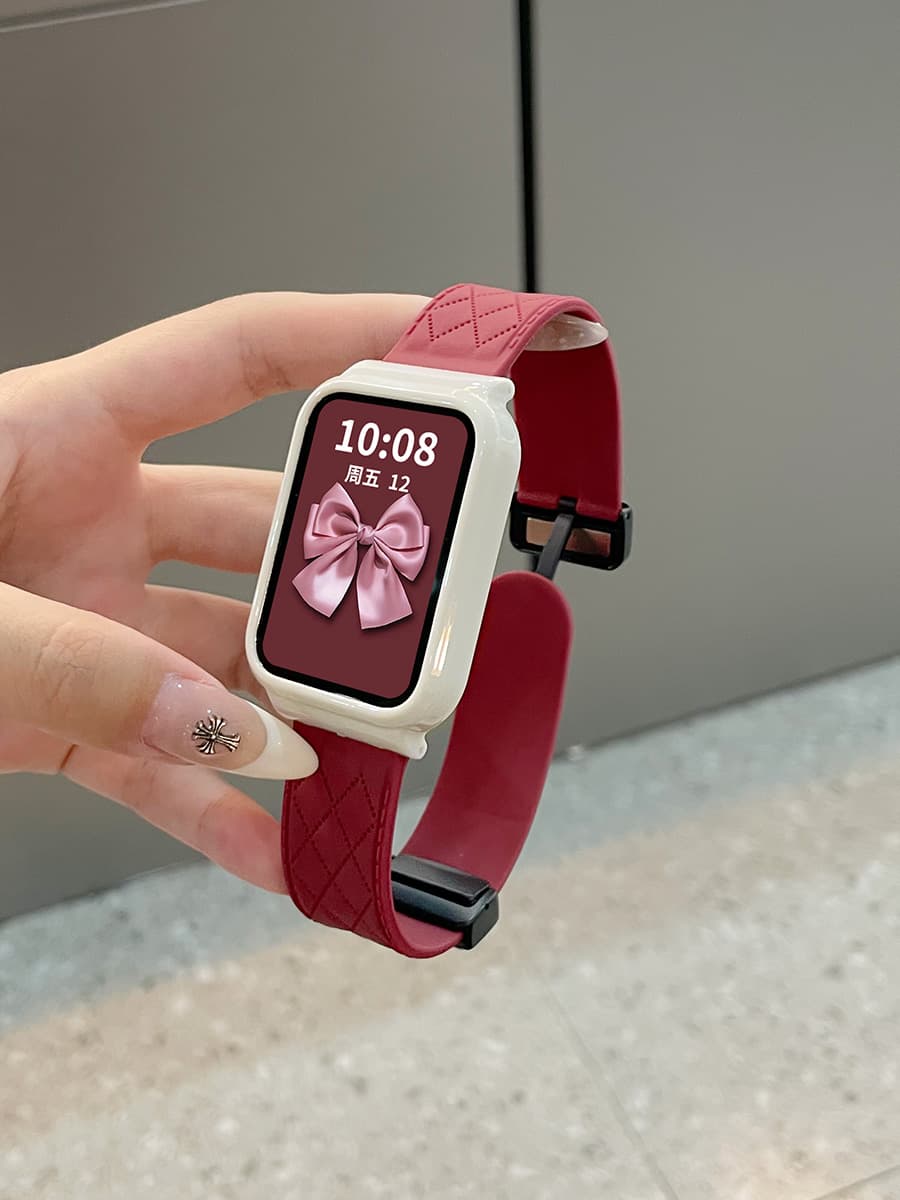 アップルウォッチバンド アップルウォッチバンド 菱形キルティングレザーバンド