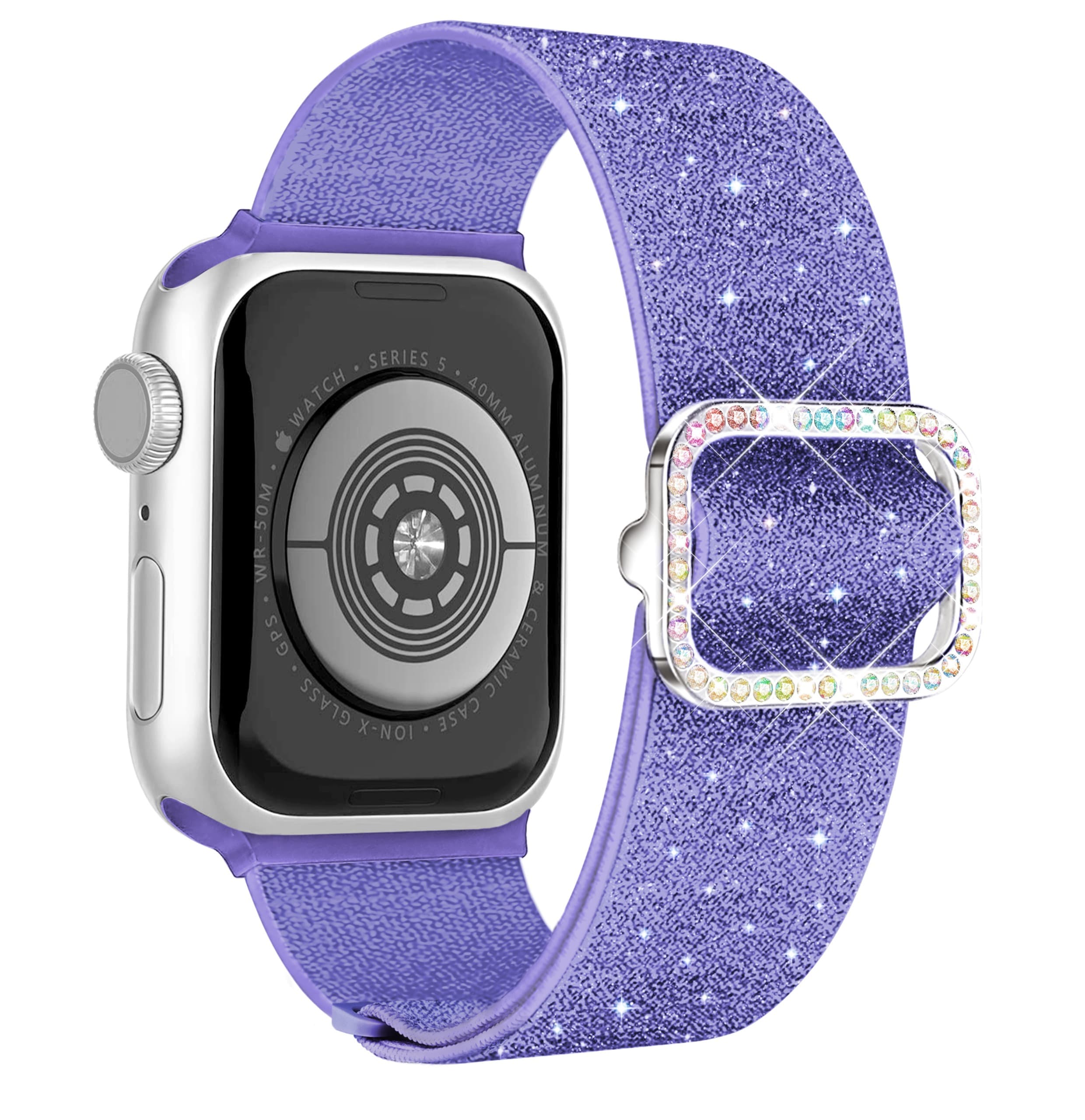 アップルウォッチバンド アップルウォッチバンド キラめき宝石バックル織りベルト