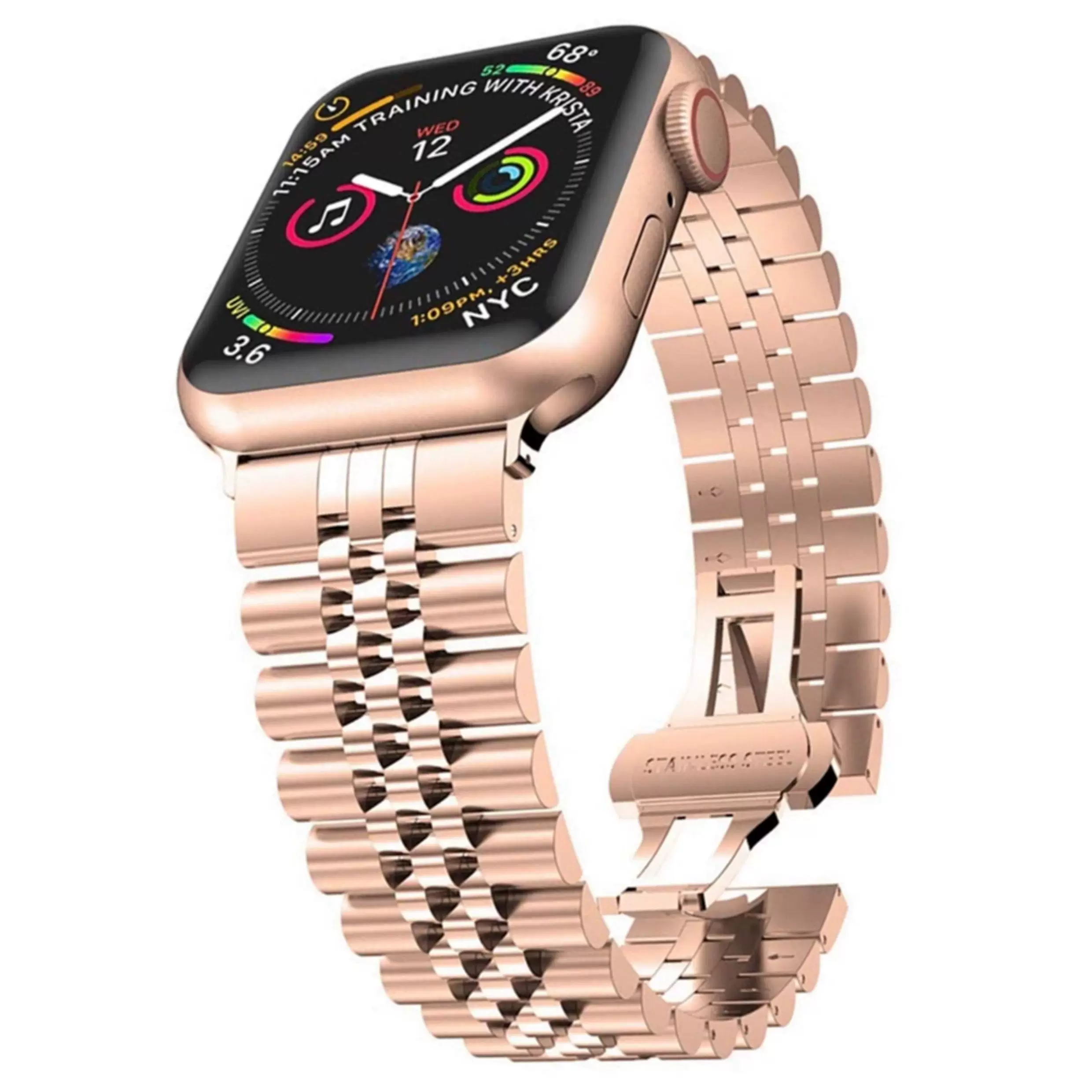 アップルウォッチバンドステンレス 交換用高級メタルバンド