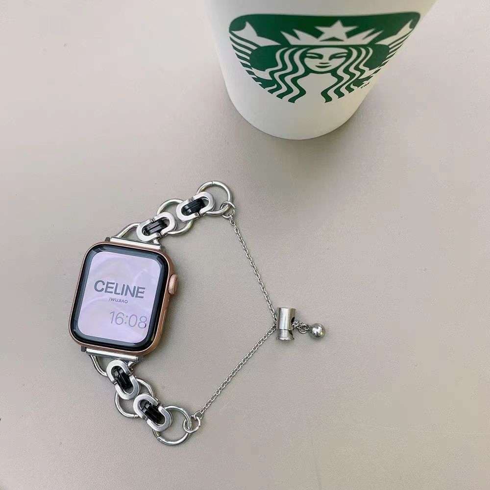 アップルウォッチバンド 高級チェーンブレスレット型バンド