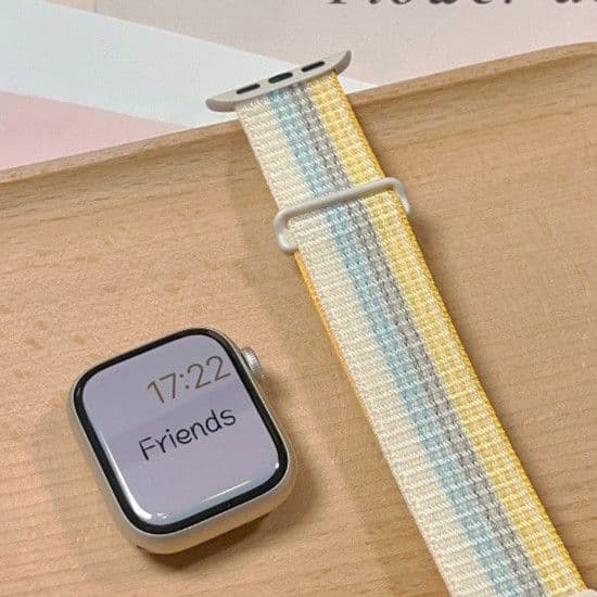 アップルウォッチバンド さわやか編み込みスポーツバンド