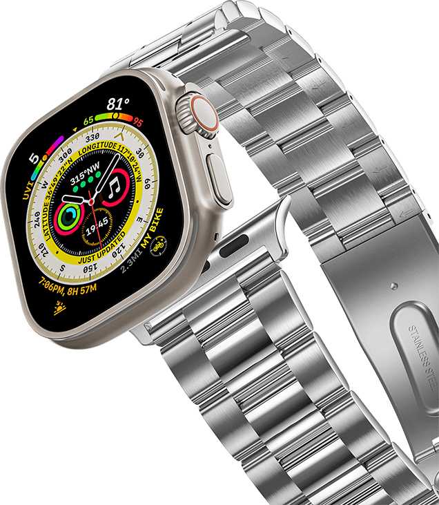 アップルウォッチバンド 正統派ステンレスウォッチバンド