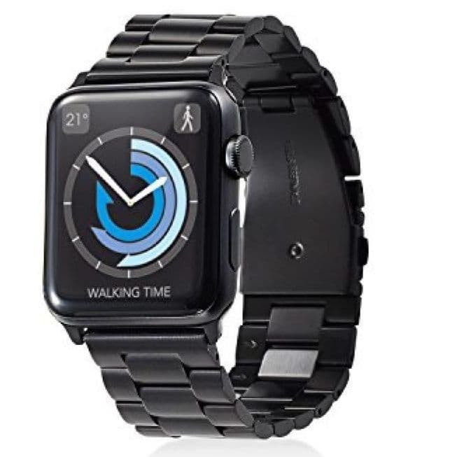 アップルウォッチバンド 高級感溢れる金属製コマベルト