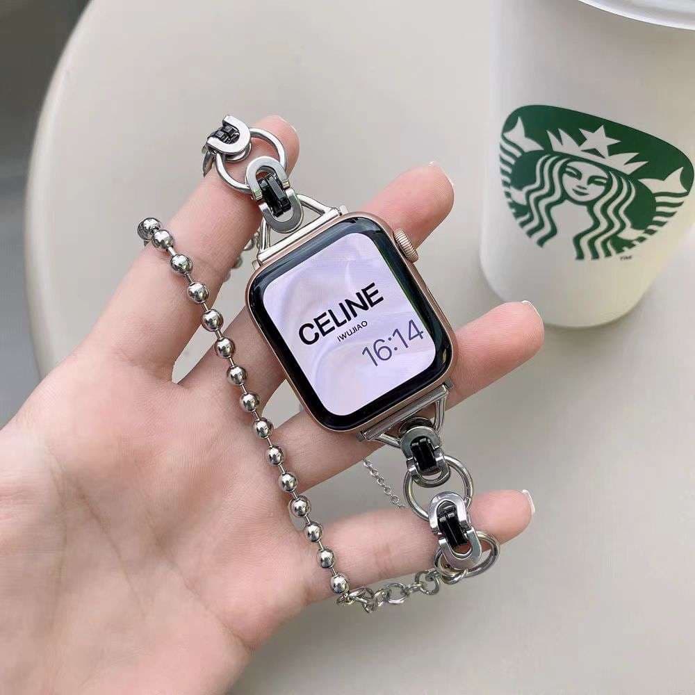 アップルウォッチバンド 高級チェーンブレスレット型バンド