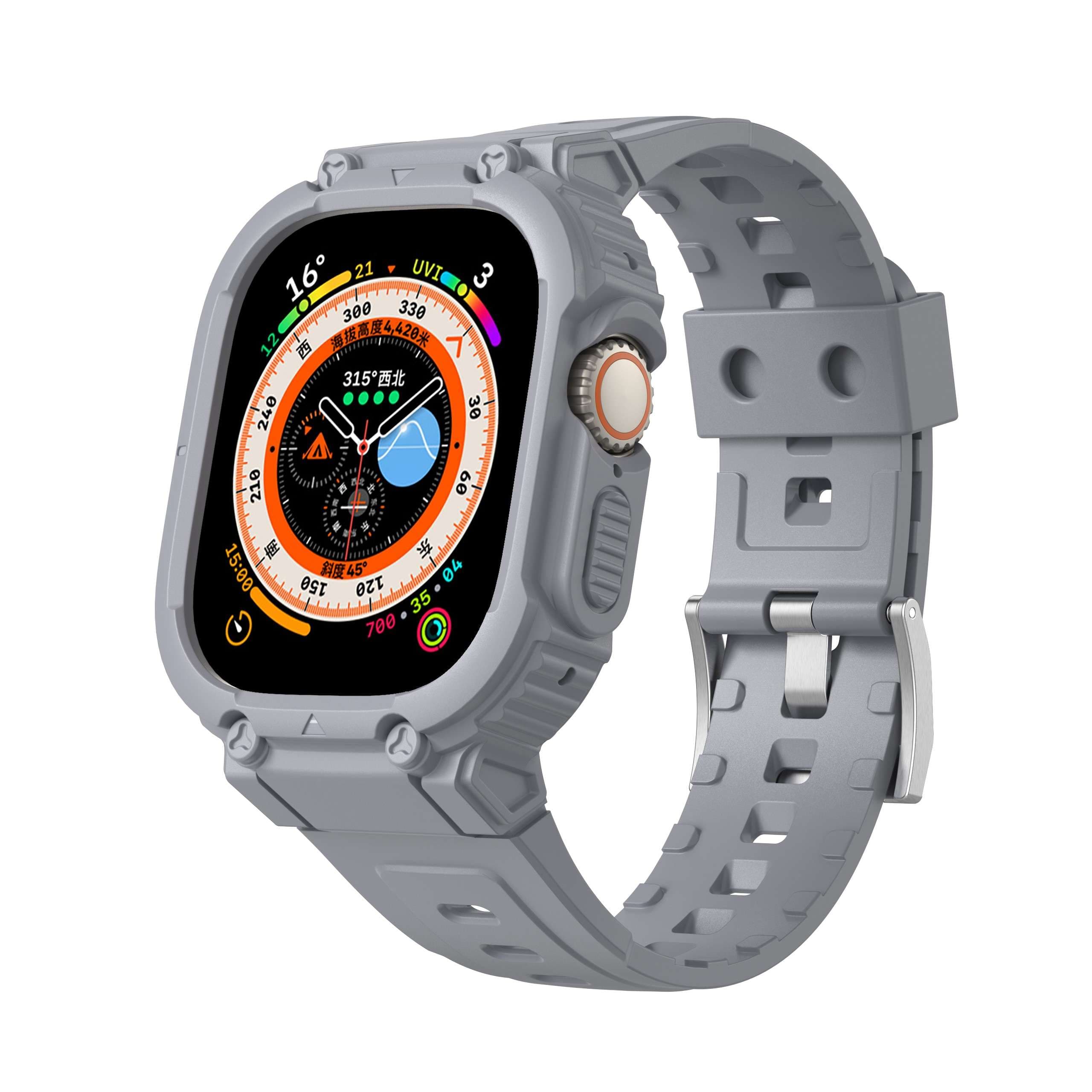 アップルウォッチバンド 頑丈アウトドア向けスマートウォッチバンド