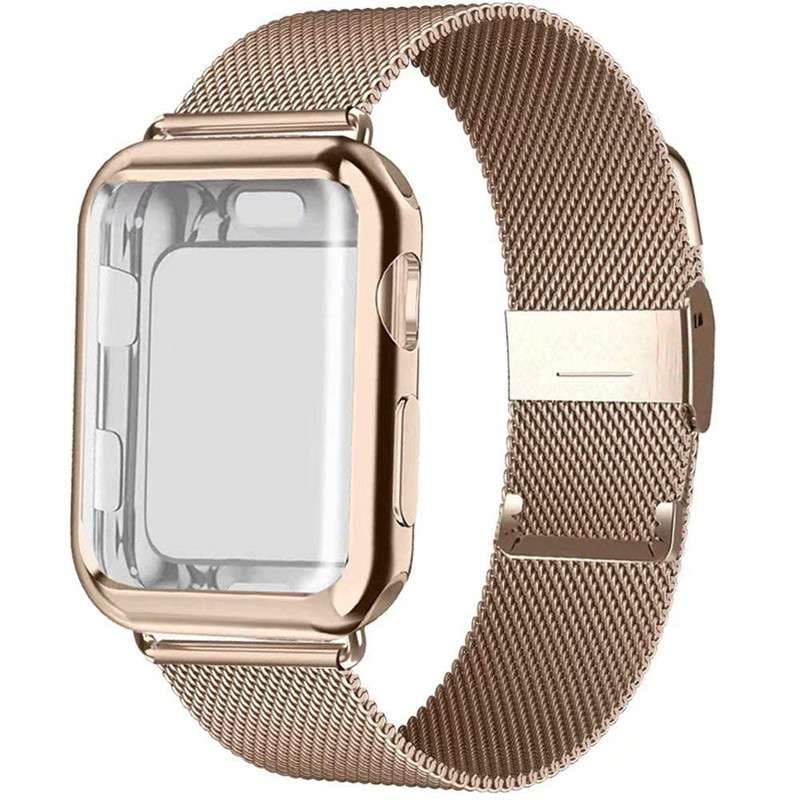 アップルウォッチバンド メッシュ金属製スマートウォッチバンド