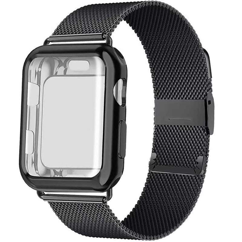 アップルウォッチバンド メッシュ金属製スマートウォッチバンド