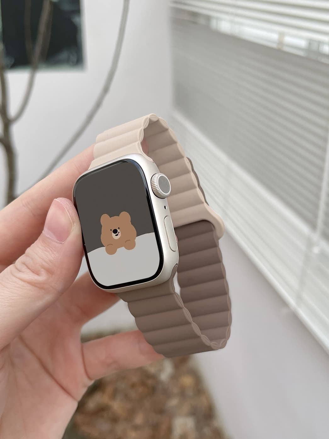 アップルウォッチバンド 液態シリコン磁気バンド