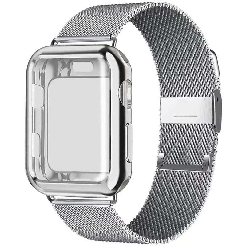 アップルウォッチバンド メッシュ金属製スマートウォッチバンド