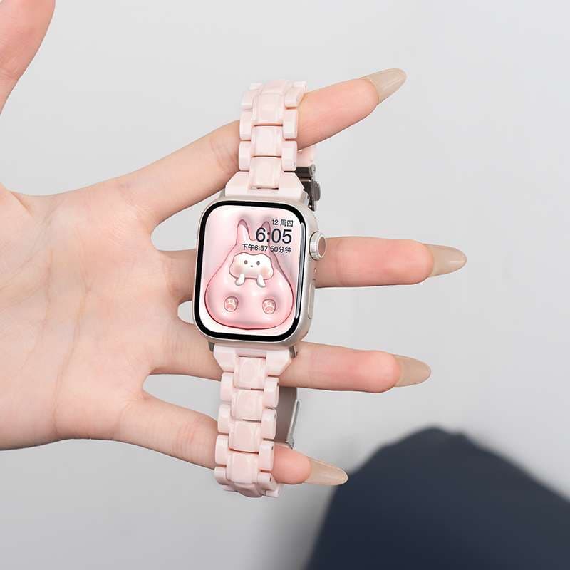 アップルウォッチバンド セラミック 軽量リンクブレスレットバンド