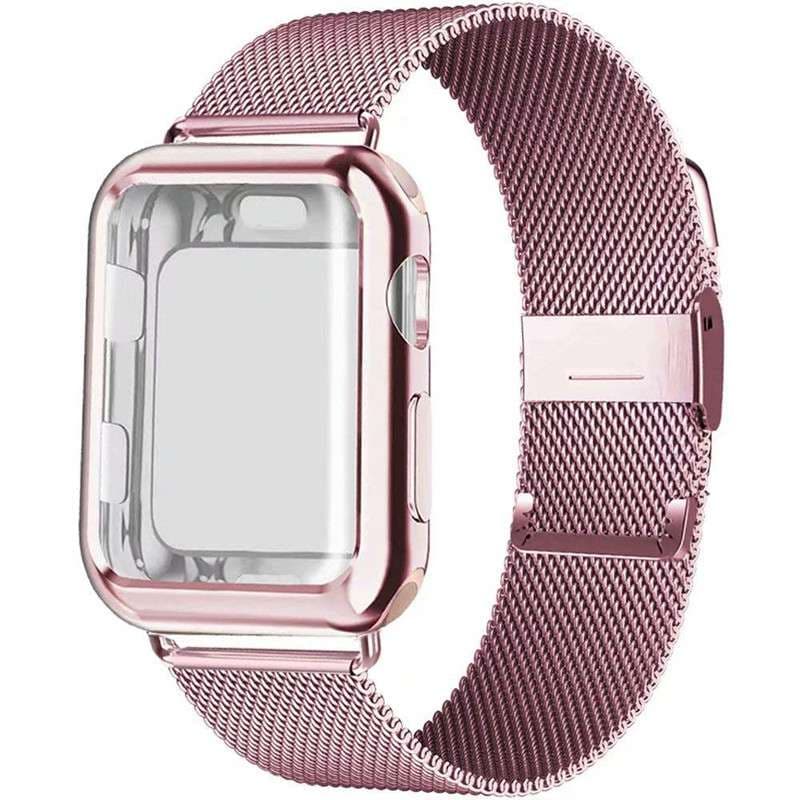 アップルウォッチバンド メッシュ金属製スマートウォッチバンド