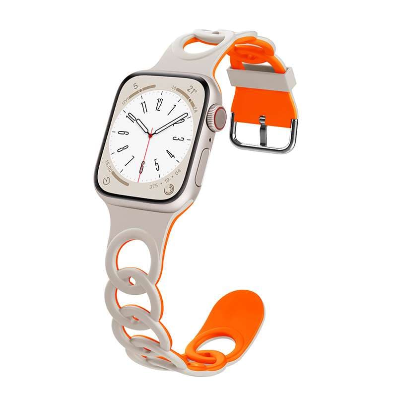 アップルウォッチバンド ツートンチェーンリンクウォッチバンド